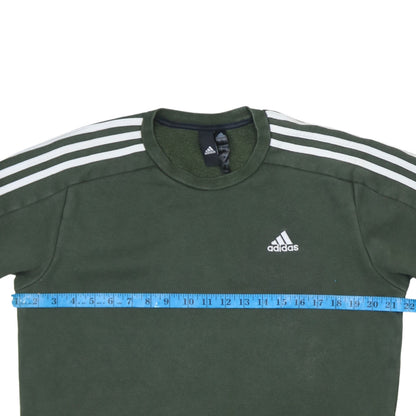 Mens UK Size S adidas Green Pullover Sweatshirt