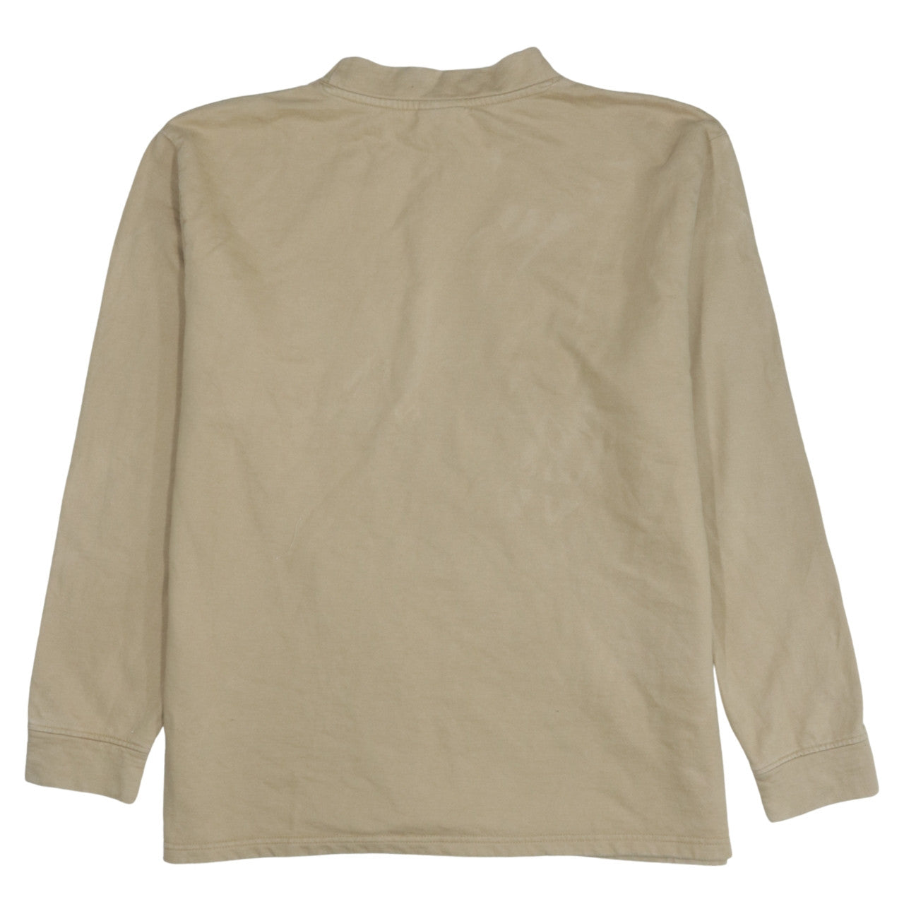 Ellesse Womens Beige Logo Pullover Sweatshirt Size 12 Long Sleeve