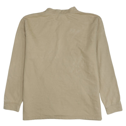 Ellesse Womens Beige Logo Pullover Sweatshirt Size 12 Long Sleeve