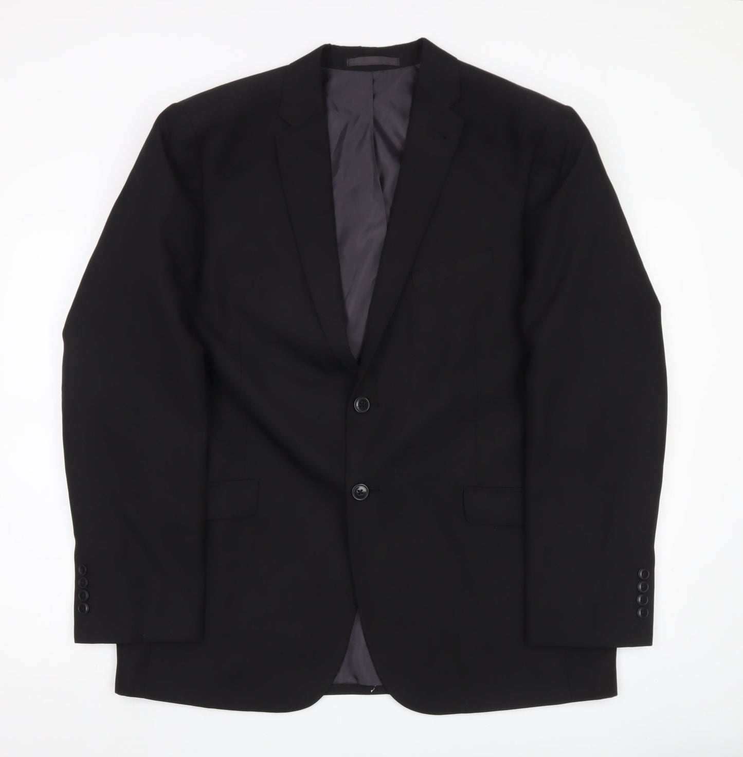Taylor & Wright Men’s Black 44R Regular Fit Blazer Jacket
