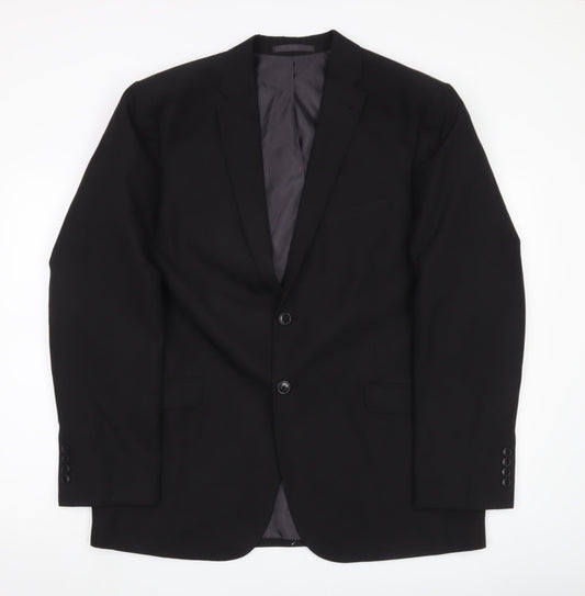 Taylor & Wright Men’s Black 44R Regular Fit Blazer Jacket