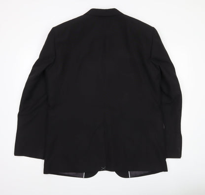 Taylor & Wright Men’s Black 44R Regular Fit Blazer Jacket