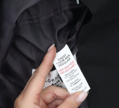 Taylor & Wright Men’s Black 44R Regular Fit Blazer Jacket