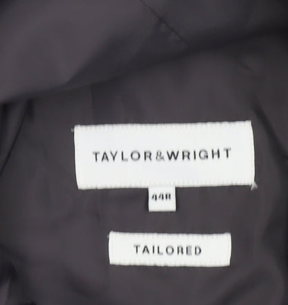 Taylor & Wright Men’s Black 44R Regular Fit Blazer Jacket