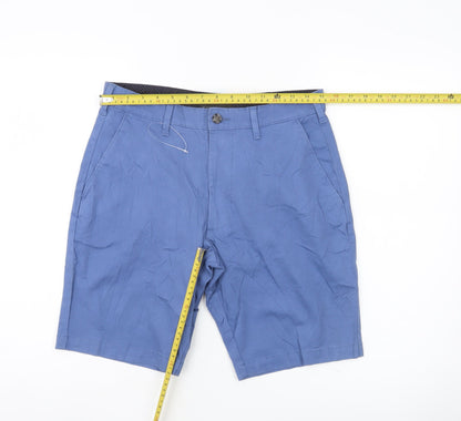 Marks and Spencer Men’s Blue 30 Chino Shorts Casual Summer