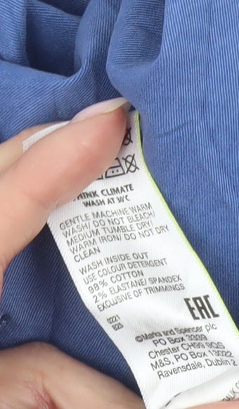 Marks and Spencer Men’s Blue 30 Chino Shorts Casual Summer