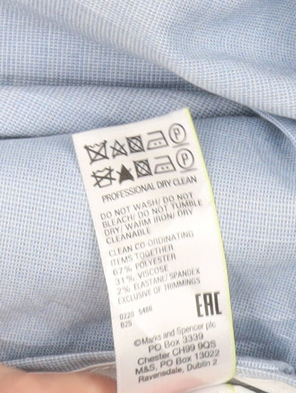 Marks and Spencer Men’s Blue Slim Fit Dress Pants 30W 30L