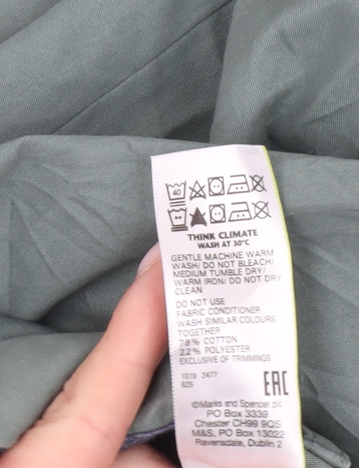 Marks and Spencer Men’s Green Chino Trousers 42W 33L Regular Fit