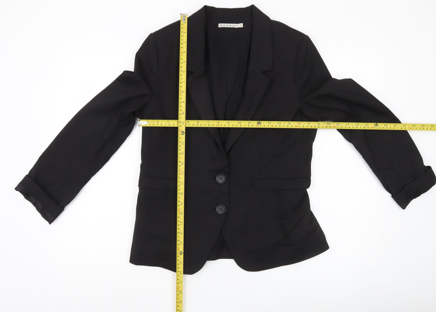 Womens UK Size 12 Kookai Regular Black Blazer