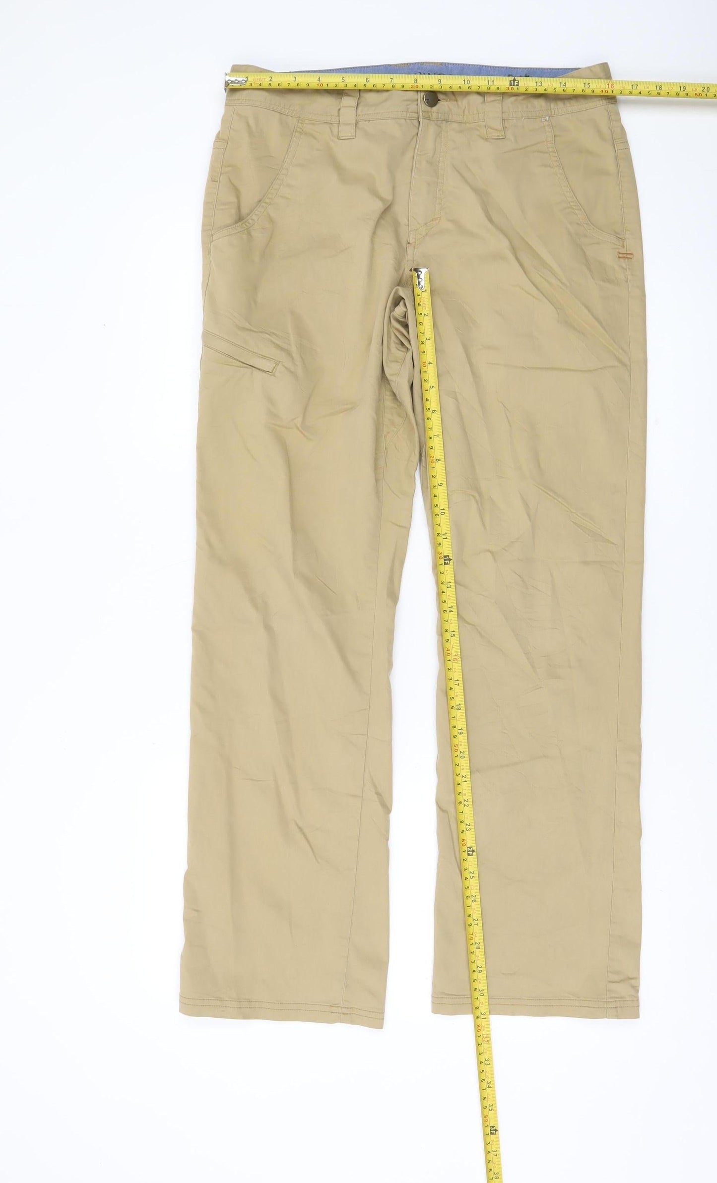 Toad&Co Men’s Beige Chino Trousers Size 32 Regular Fit