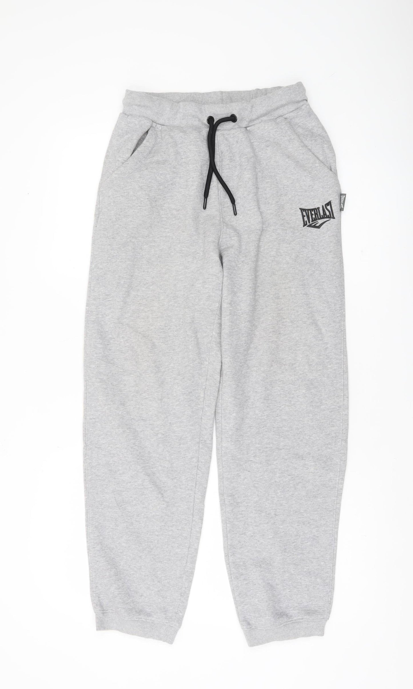 Everlast Men's Grey Sweatpants S Regular Fit Elastic Waist