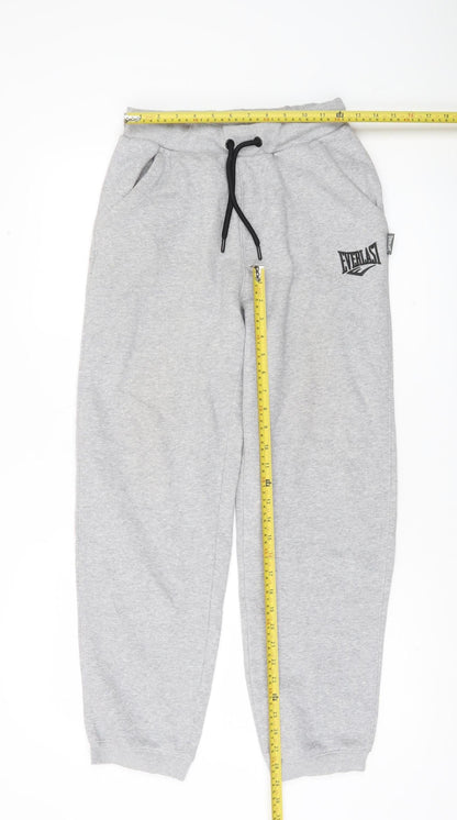 Everlast Men's Grey Sweatpants S Regular Fit Elastic Waist