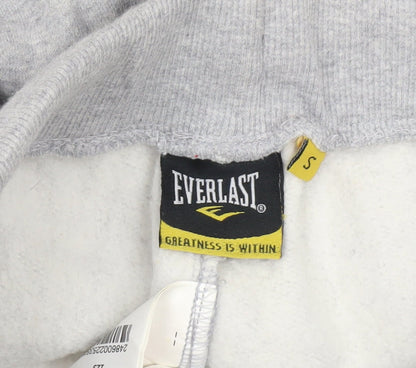 Everlast Men's Grey Sweatpants S Regular Fit Elastic Waist