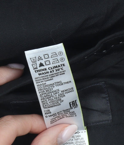 Marks and Spencer Men’s Black Slim Fit Dress Pants 36W 33L