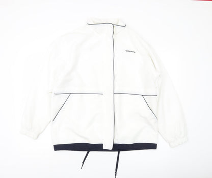 Mens UK Size M Diadora White Windbreaker Coat