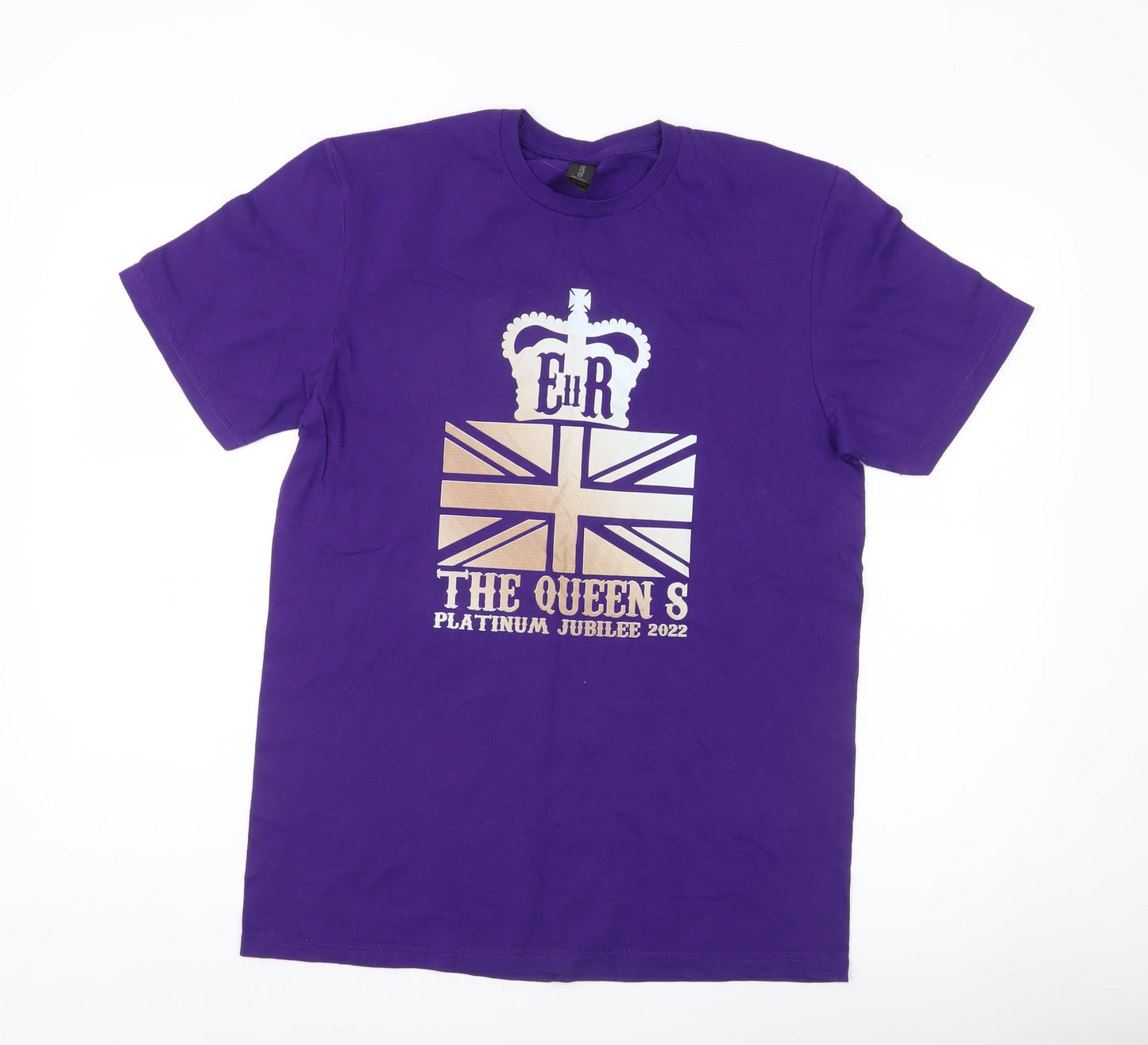 Mens UK Size M Gildan Purple  T-Shirt