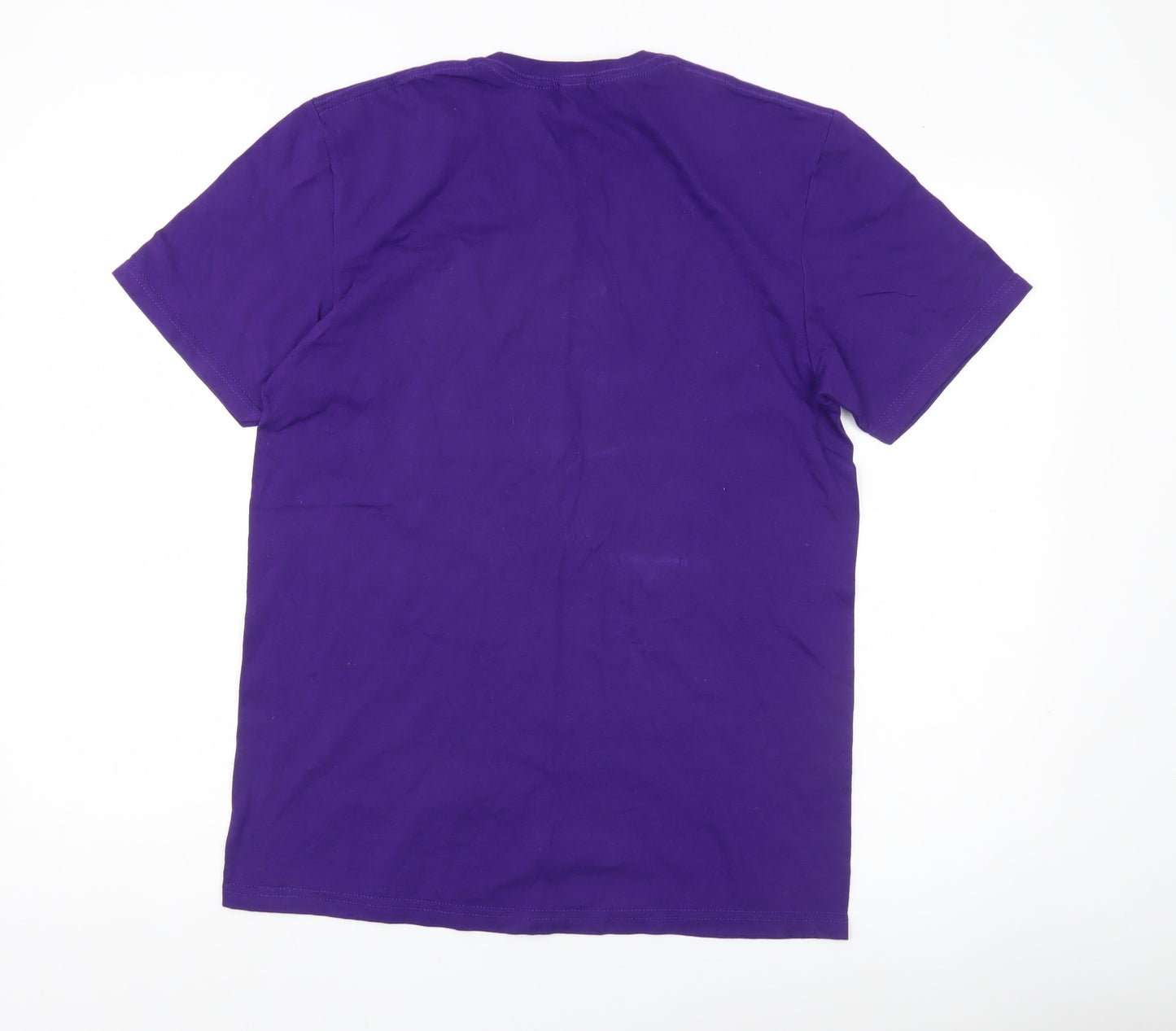 Mens UK Size M Gildan Purple  T-Shirt