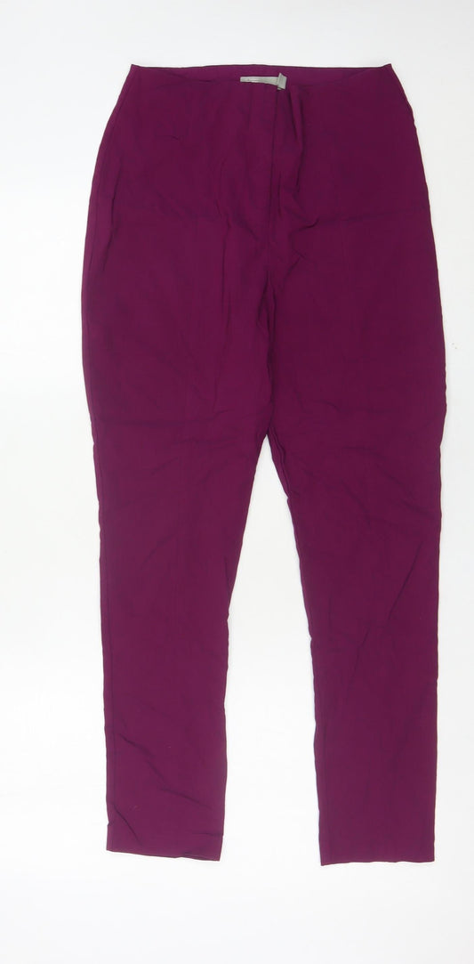 Womens UK Size 10 ASOS Slim Fit BusinessCasualWorkwear Purple Trousers