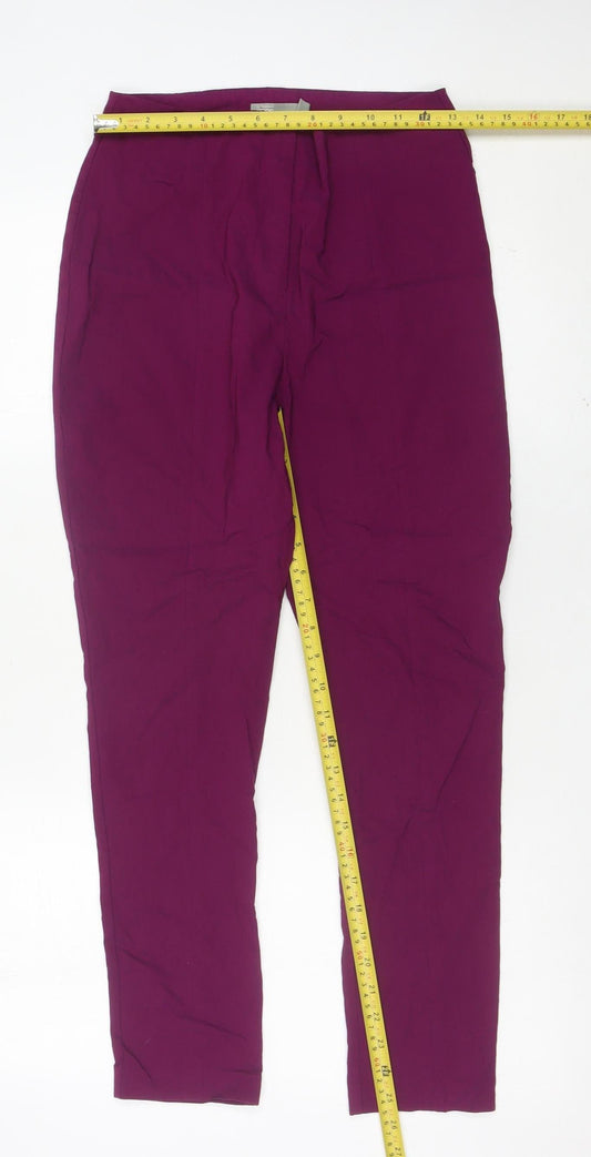 Womens UK Size 10 ASOS Slim Fit BusinessCasualWorkwear Purple Trousers