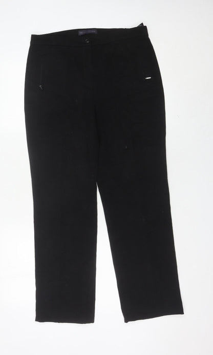 Womens UK Size 10 Marks and Spencer Regular Fit Business Casual Workwear Black T