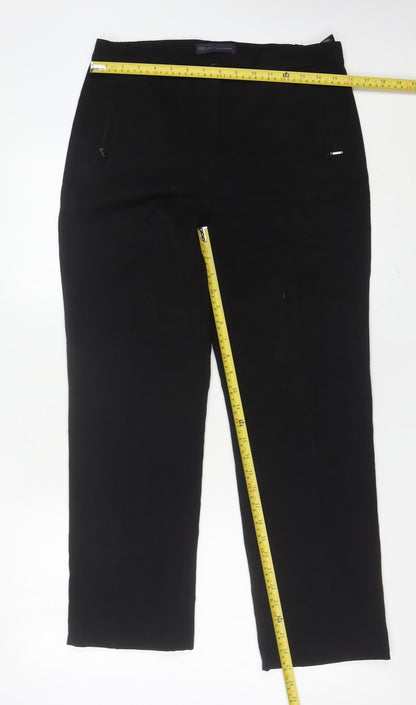 Womens UK Size 10 Marks and Spencer Regular Fit Business Casual Workwear Black T