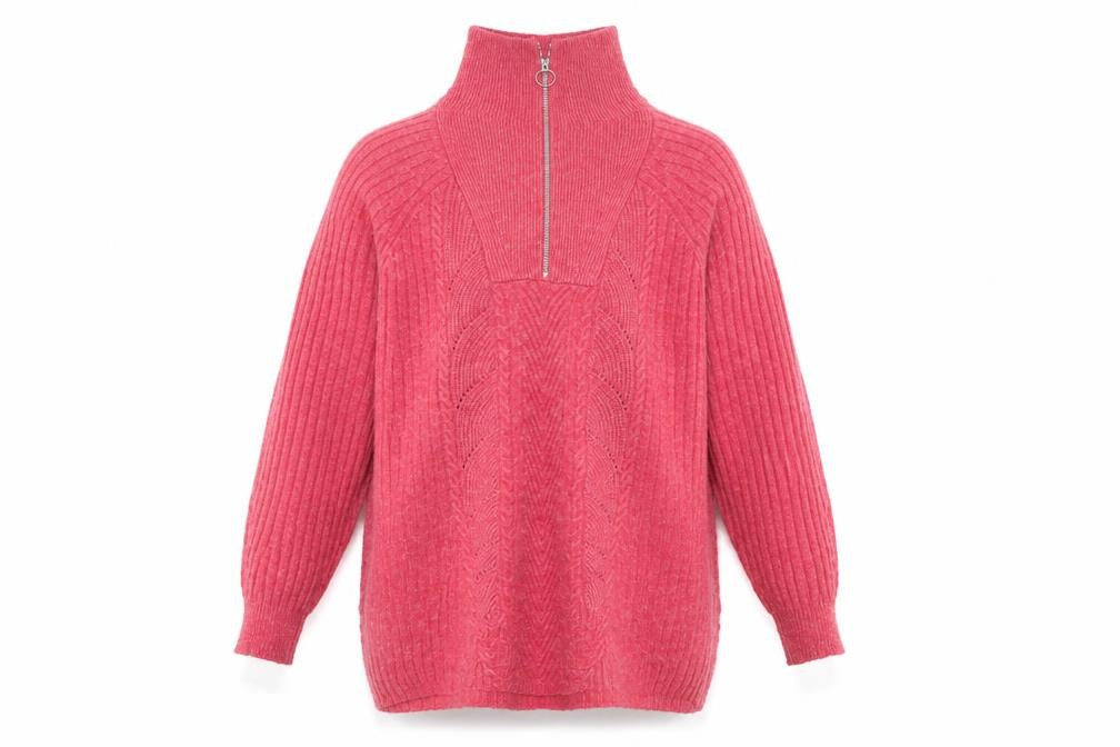 Womens UK Size M Marks and Spencer Pink Pullover Jumper