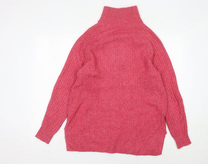 Womens UK Size M Marks and Spencer Pink Pullover Jumper