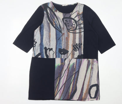 Thought Womens Multicoloured Size 18 Shift Dress Cotton Modal