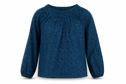 Womens UK Size 8 Joules Blue Tunic Blouse