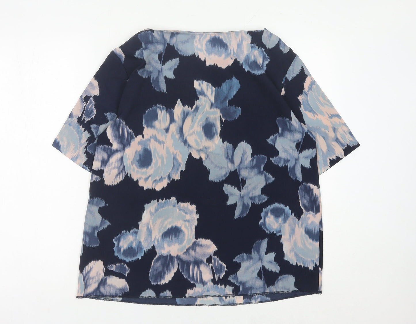 Betty Jackson Black Womens Floral Blouse Size 12 Multicoloured