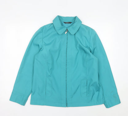 Womens UK Size S BM Green Basic Jacket