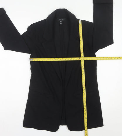 New Look Women Black Size 6 Regular Fit Single Breasted Blazer