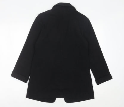 New Look Women Black Size 6 Regular Fit Single Breasted Blazer