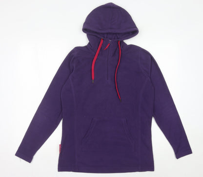 Womens UK Size 12 Mountain Warehouse Purple Pullover Hoodie