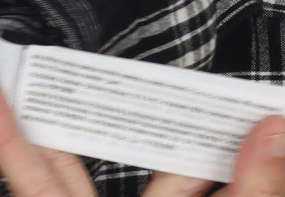 Hollister Womens Black Plaid XS Straight Skirt Casual Preppy