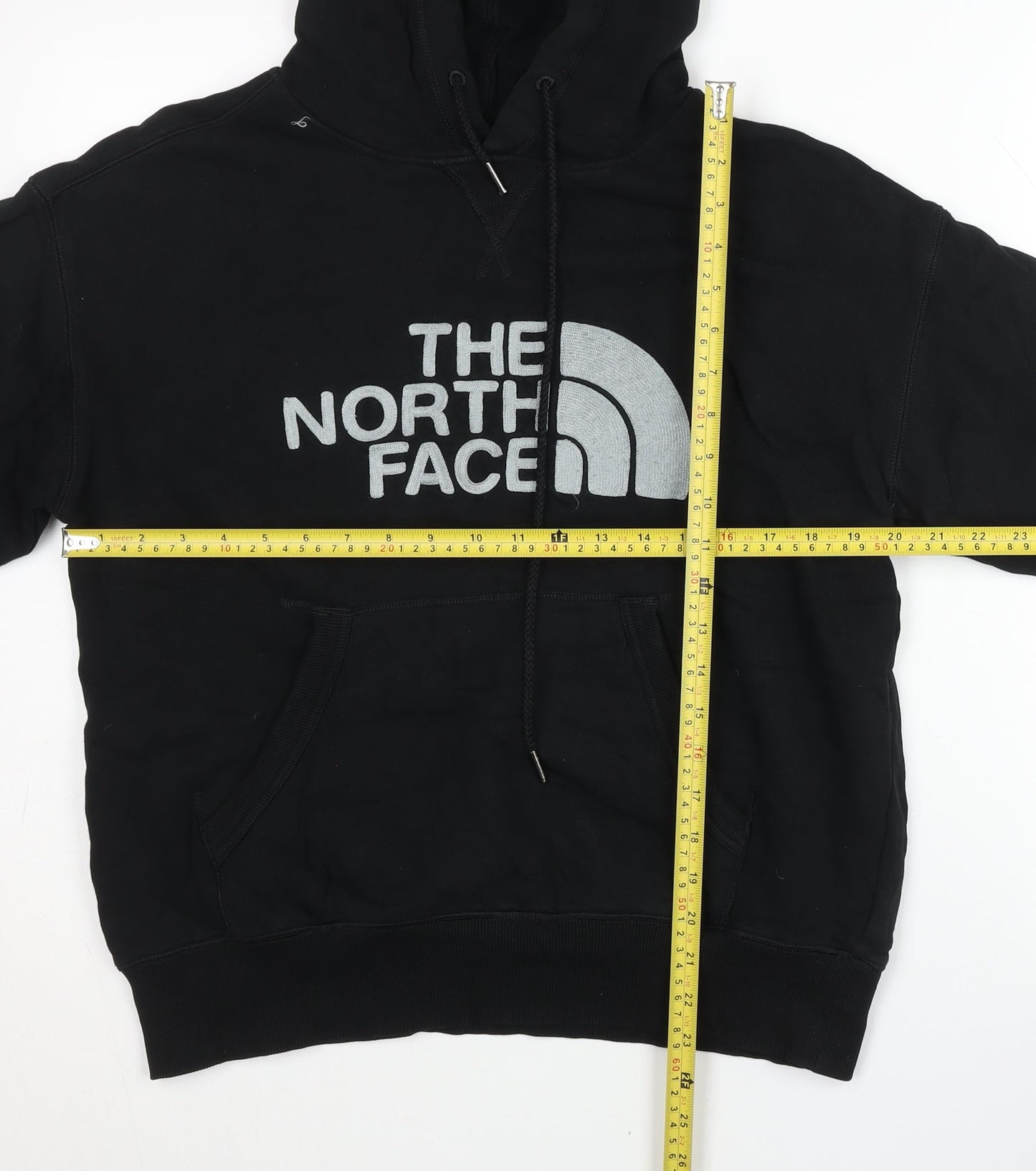 The North Face Men's Black Pullover Hoodie S Logo Outdoor