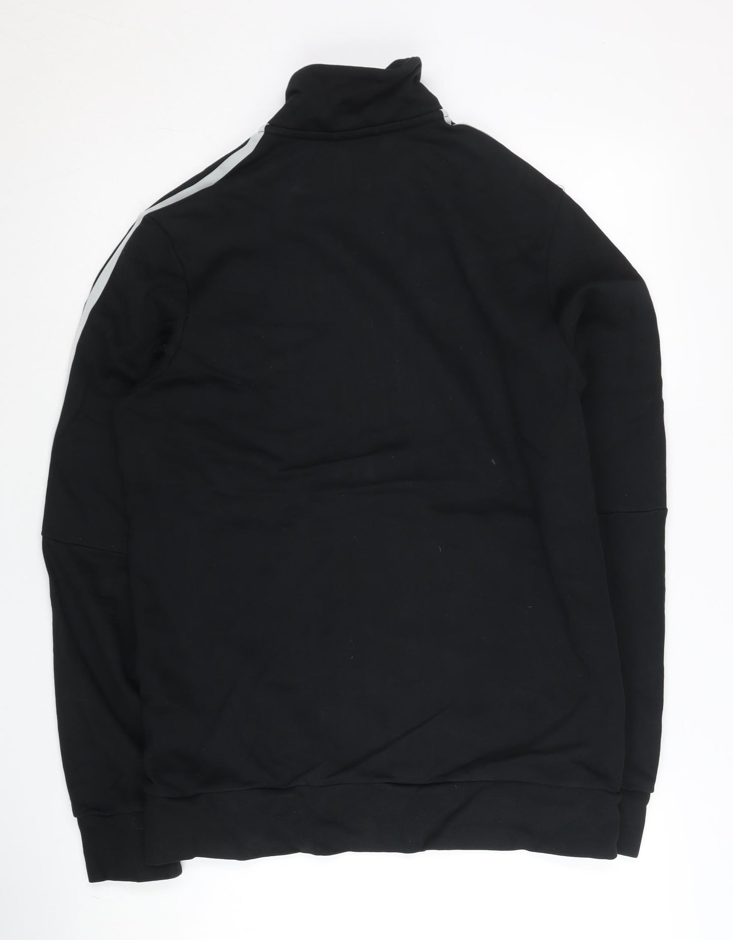 Adidas Men's Black L Track Jacket Full Zip Sportswear