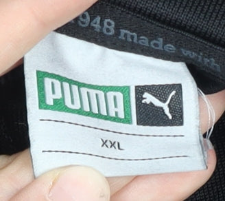 Puma Men’s Black 2XL Track Jacket Full Zip Sportswear