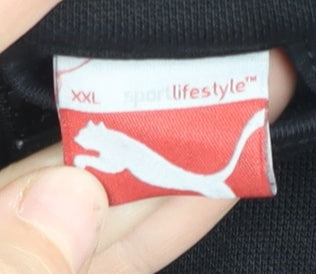 Puma Mens Black 2XL Track Jacket Full Zip Sportswear