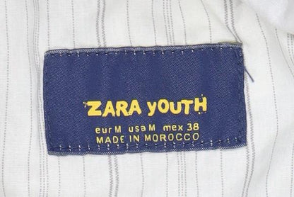 Zara Boys Black Cotton Corduroy Waistcoat Age 10 Formal Party Wedding