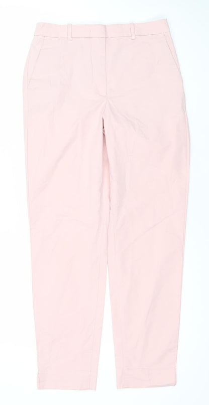 Womens UK Size 6 Marks and Spencer Regular Fit Chino Pink Trousers
