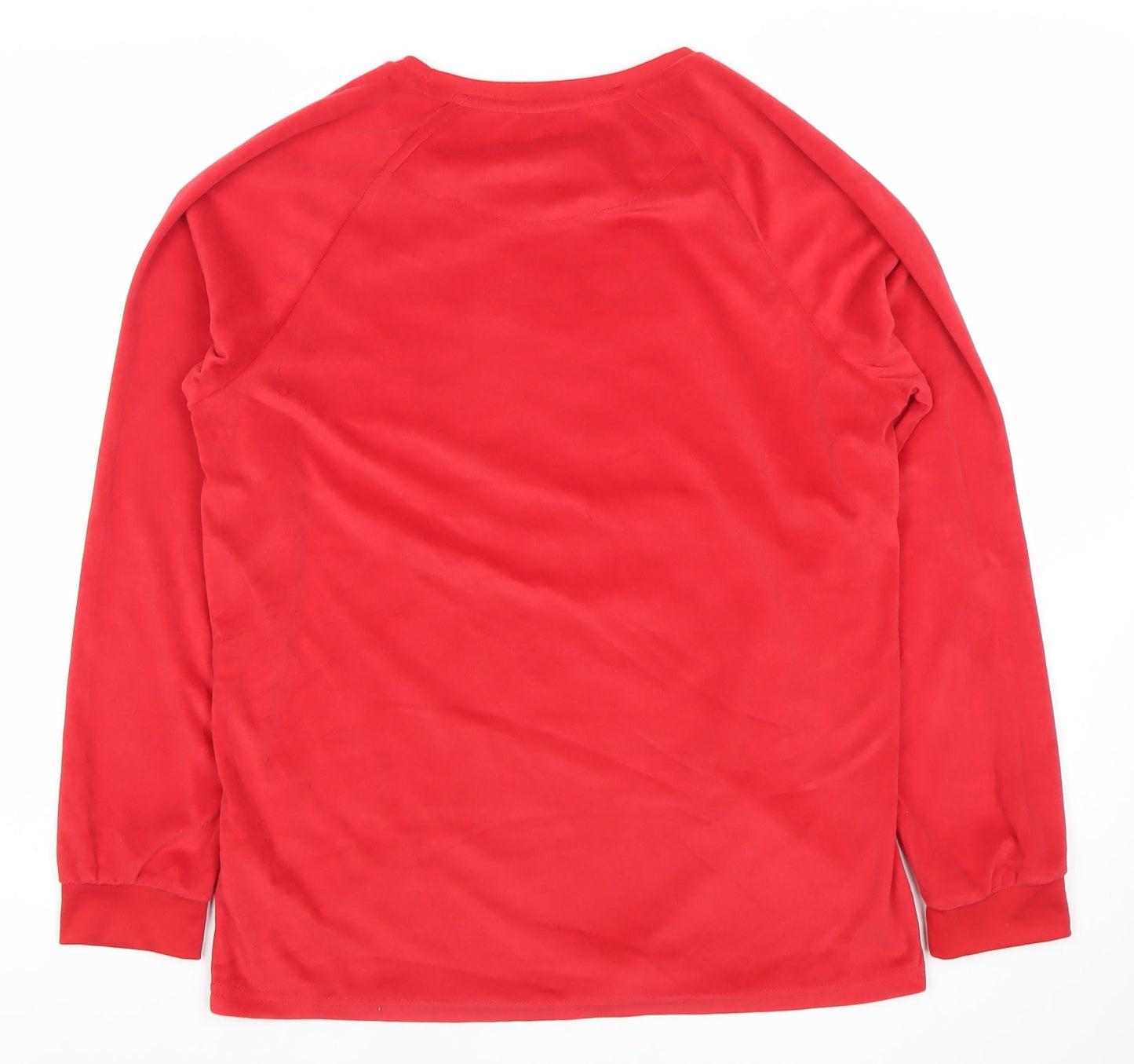 Primark Disney Womens Red Mickey Mouse Christmas Sweatshirt S 10/12