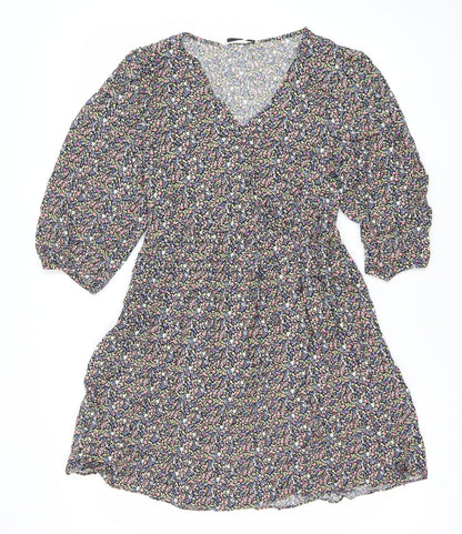 George Women’s Multicoloured Floral A-Line Knee Length Dress Size 12