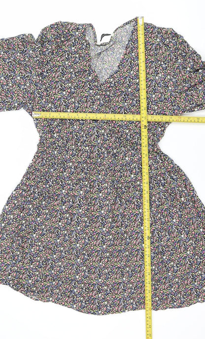 George Women’s Multicoloured Floral A-Line Knee Length Dress Size 12