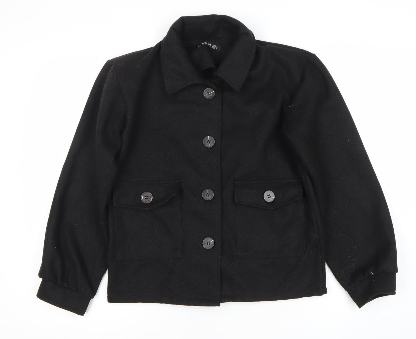 Mens UK Size 36 Boohoo Black Basic Jacket