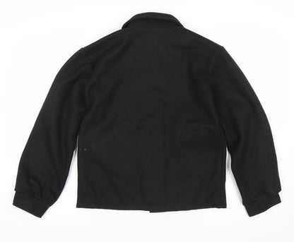 Mens UK Size 36 Boohoo Black Basic Jacket
