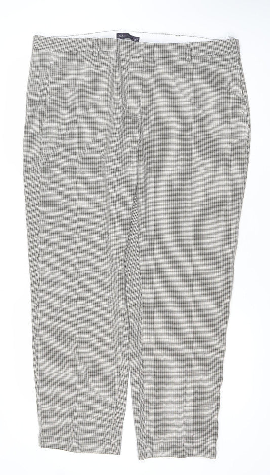 Womens UK Size 20 Marks and Spencer Regular Fit Business Casual Workwear Grey Tr