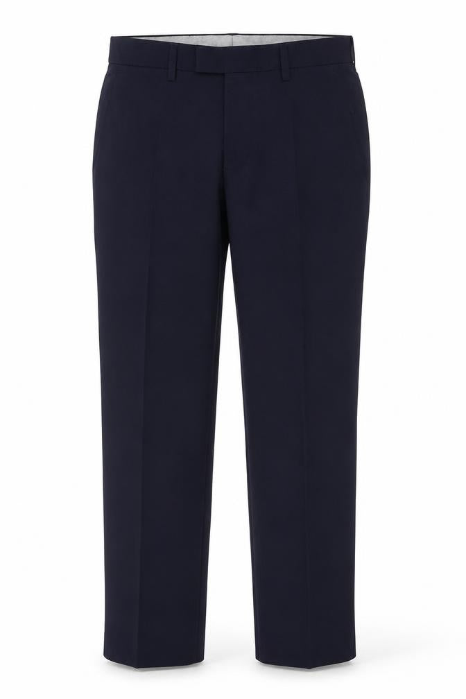 Mens UK Size 30 in Marks and Spencer Slim Fit Dress Pants Blue Trousers