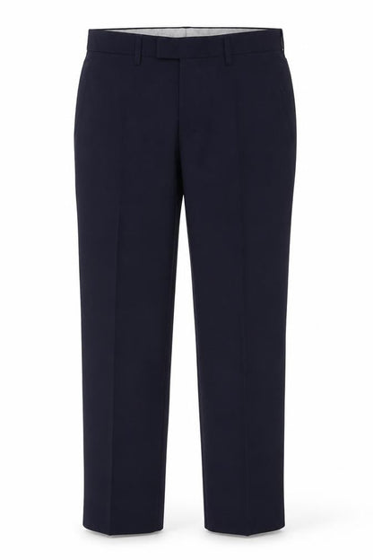 Mens UK Size 30 in Marks and Spencer Slim Fit Dress Pants Blue Trousers