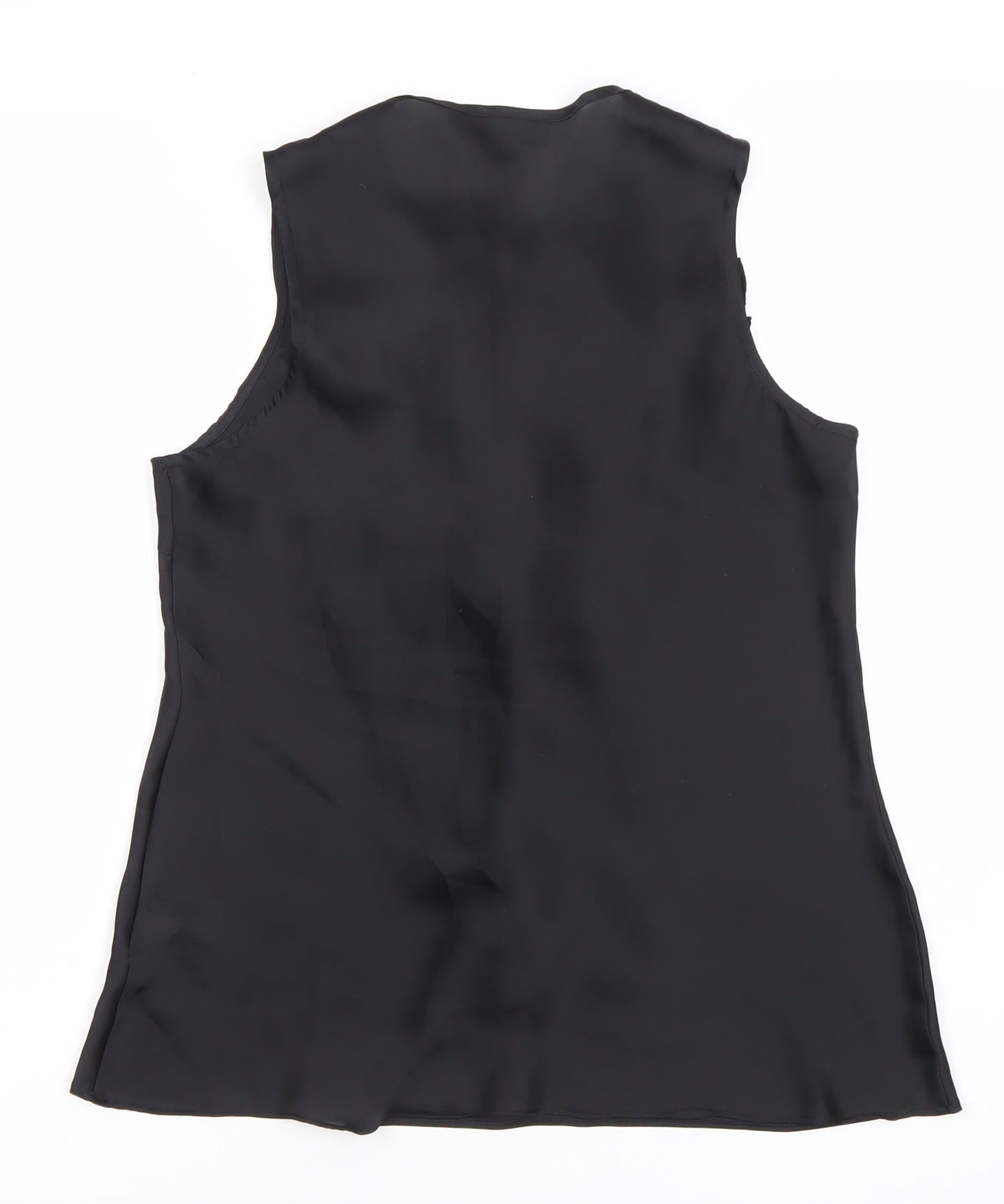 Womens UK Size 10 Spense Black Tunic Blouse